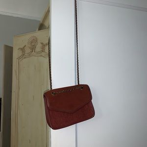 Small maroon purse